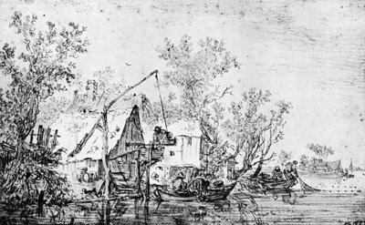 Un fiume olandese, 1913 da Jan Josephsz van Goyen