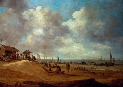 Veduta di Scheveningen, 1649 da Jan Josephsz van Goyen