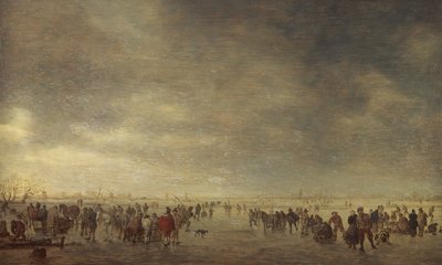 Pattinatori sul ghiaccio da Jan Josephsz van Goyen