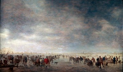 Pattinatori sul ghiaccio da Jan Josephsz van Goyen