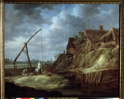 Paesaggio con pozzo da Jan Josephsz van Goyen