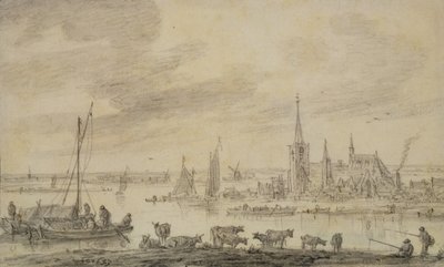 Paesaggio fluviale da Jan Josephsz van Goyen