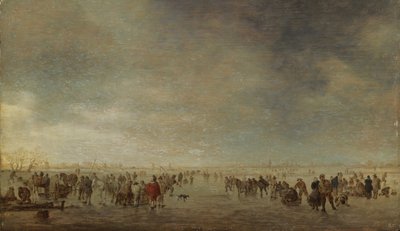 Pattinatori, 1641 da Jan Josephsz van Goyen