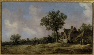 Taverna su una Strada di Campagna da Jan Josephsz van Goyen