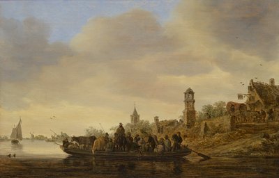 Il traghetto da Jan Josephsz van Goyen