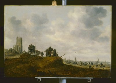 La vecchia chiesa a Egmond aan Zee da Jan Josephsz van Goyen