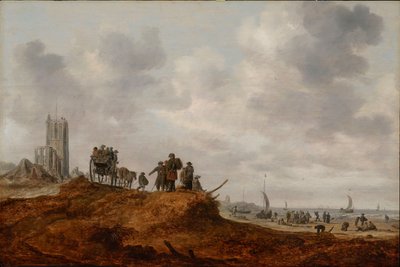 La vecchia chiesa a Egmond aan Zee da Jan Josephsz van Goyen