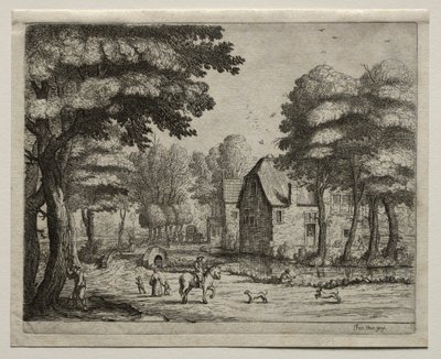 Il ponte di pietra da Jan Josephsz van Goyen