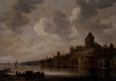Il Valkhof a Nijmegen, c.1640 da Jan Josephsz van Goyen