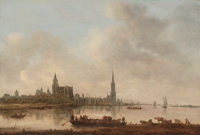 Veduta di Emmerich da Jan Josephsz van Goyen