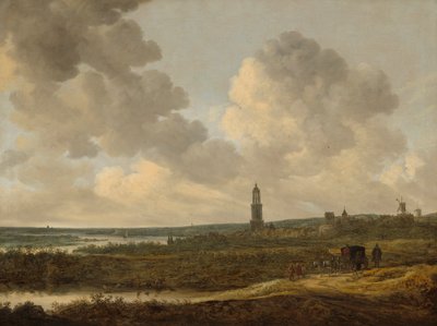 Veduta di Rhenen da Jan Josephsz van Goyen