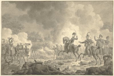 Il principe ereditario Willem Frederik George Lodewijk alla Battaglia di Waterloo e Fleurus da Jan Kamphuijsen (signed by artist)
