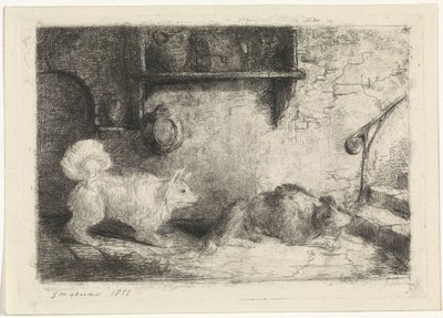 Due cani da Jan Karel Jacob de Jonge