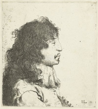 Busto di un giovane Diverse tronikens geets di J. L. (titolo della serie) da Jan Lievens
