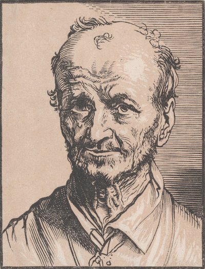 Busto di un uomo da Jan Lievens