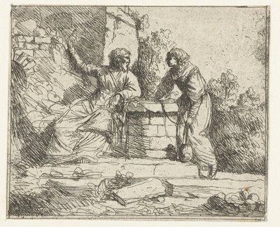 Cristo e la donna samaritana da Jan Lievens