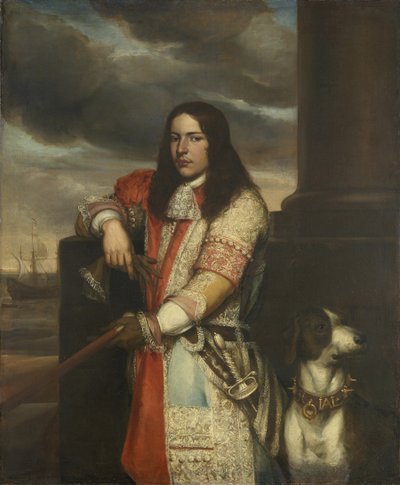 Engel de Ruyter 1649-1683, viceammiraglio olandese, 1680 da Jan Lievens