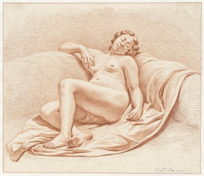 Nudo femminile reclinato da Jan Lodewijk Jonxis