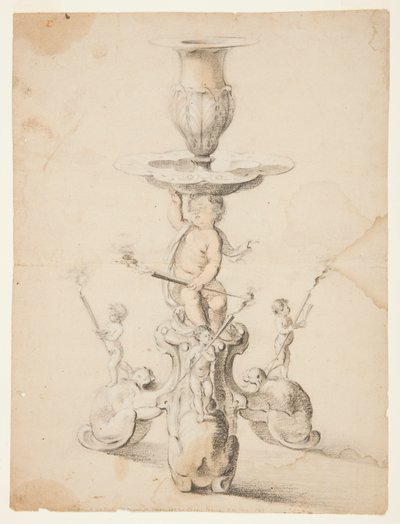 Design per un Candelabro da Jan Lutma