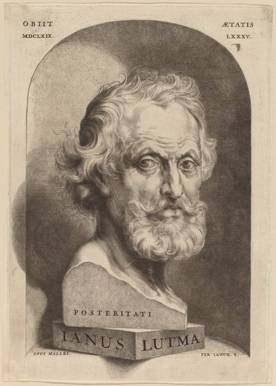 Janus Lutma, il Vecchio (Posteritati) da Jan Lutma II