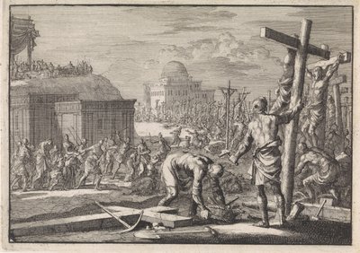 Alessandro Giovanni, principe dei Giudei, fa crocifiggere i sudditi ribelli da Jan Luyken