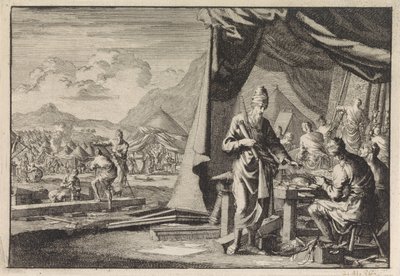 Costruzione del Tabernacolo da Jan Luyken