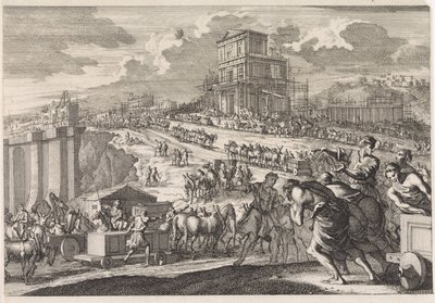Costruzione del tempio di Salomone da Jan Luyken