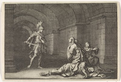Cesonia con sua figlia uccisa da Lupo da Jan Luyken