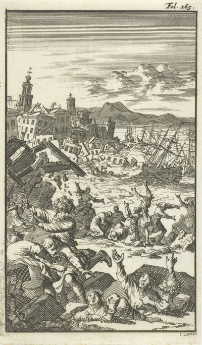 Il terremoto da Jan Luyken