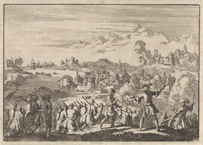 I francesi conquistano Cartagena in Sud America, 1697 da Jan Luyken