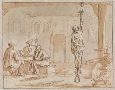 Geleyn il calzolaio viene torturato a Breda nel 1572 da Jan Luyken