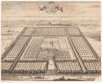 Veduta della tenuta di Soetendale da Jan Luyken