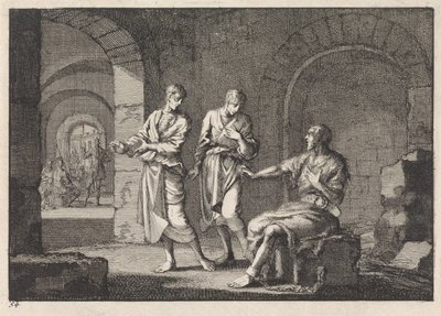 San Giovanni Battista in prigione da Jan Luyken