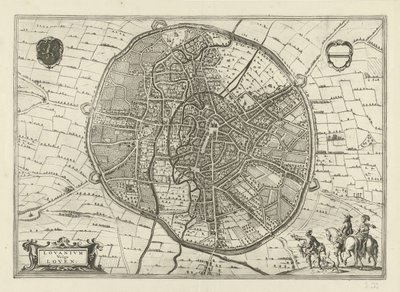 Piano di Leuven, 1581 da Jan Luyken