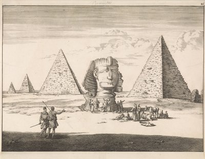 Piramidi e Sfinge di Giza da Jan Luyken
