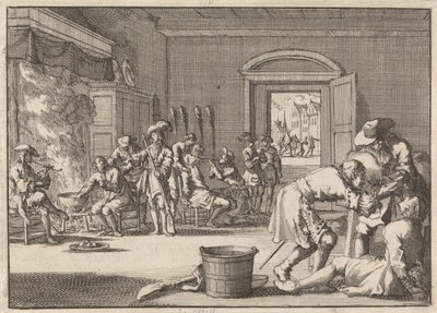 Persecuzione degli ugonotti in Francia, 1685 da Jan Luyken