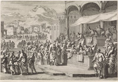 Censimento a Betlemme da Jan Luyken