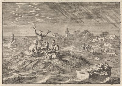 Alluvione a Groningen, 1686 da Jan Luyken