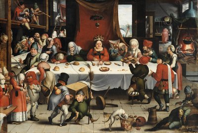 Festa Burlesca, c. 1550 da Jan Mandyn