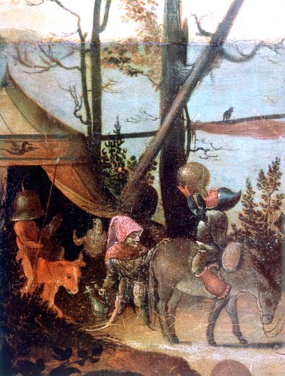 Scena di paesaggio, leggenda di San Cristoforo, c1520-1559 da Jan Mandyn