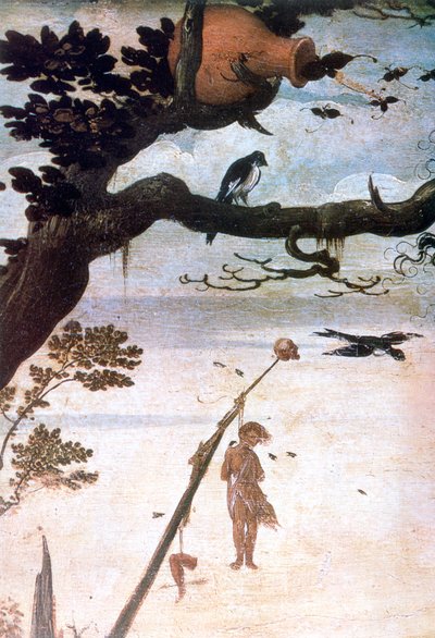 Scena di paesaggio, leggenda di San Cristoforo, c1520-1559 da Jan Mandyn