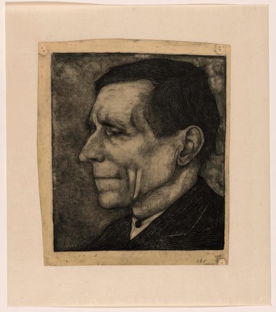 Padre di Jan Mankes, quasi di profilo a sinistra da Jan Mankes