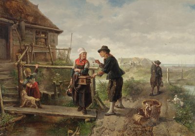 Accendendo una pipa da Jan Mari Henri Ten Kate