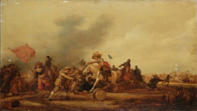 Uno Scontro tra Cavalleria e Fanteria, 1634 da Jan Martszen de Jonge