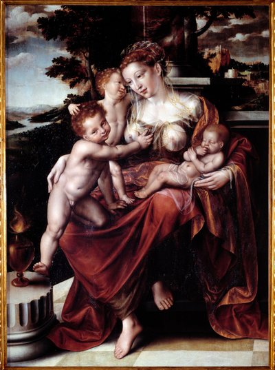 Allegoria della Carità da Jan Massys or Metsys