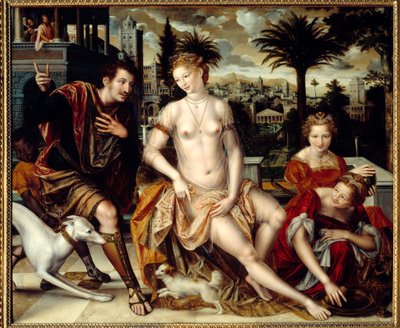 Davide e Betsabea da Jan Massys or Metsys