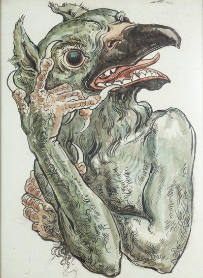 Diavolo con testa di uccello da Jan Matejko