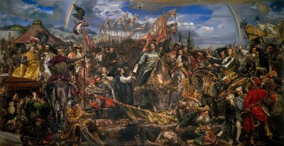 Giovanni III Sobieski (1629-1696) invia un messaggio di vittoria al Papa Innocenzo XI dopo la battaglia di Vienna da Jan Matejko