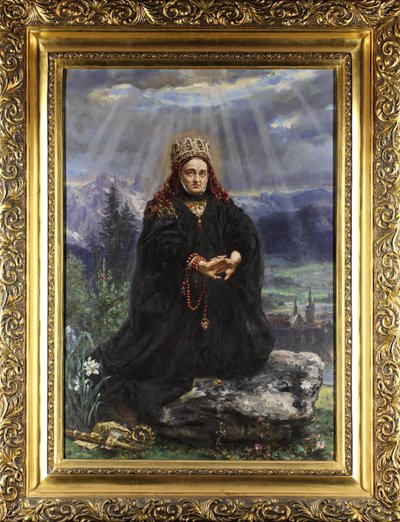 Santa Kinga di Polonia da Jan Alojzy Matejko