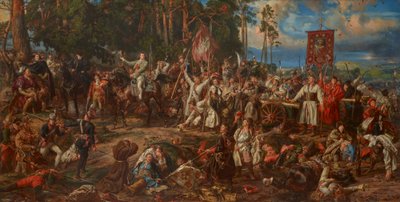 Kosciuszko a Raclawice da Jan Matejko